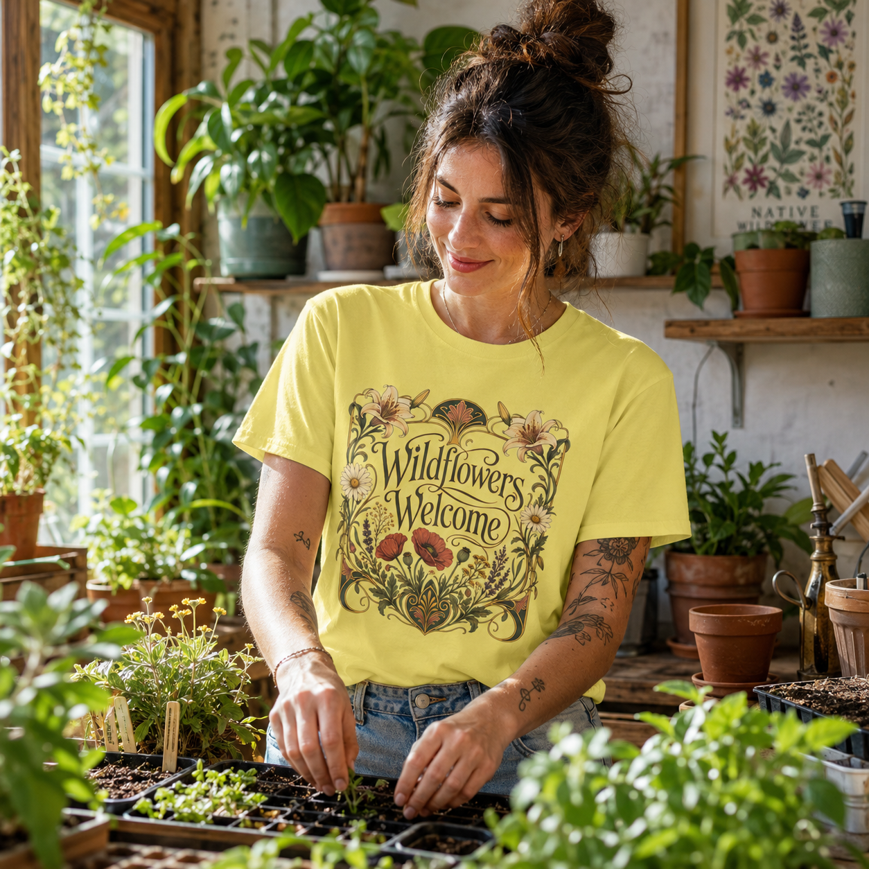 Wildflowers Welcome T‑Shirt