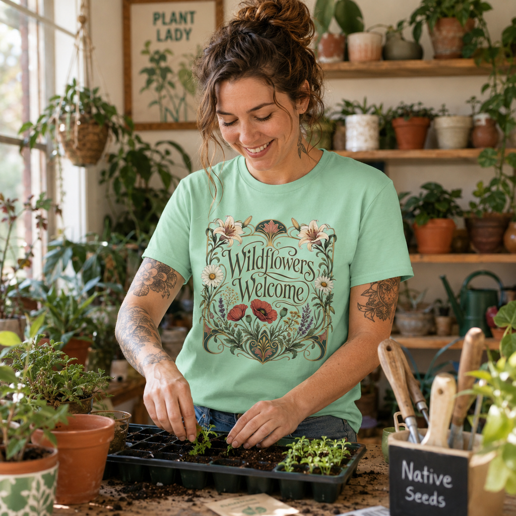 Wildflowers Welcome T‑Shirt