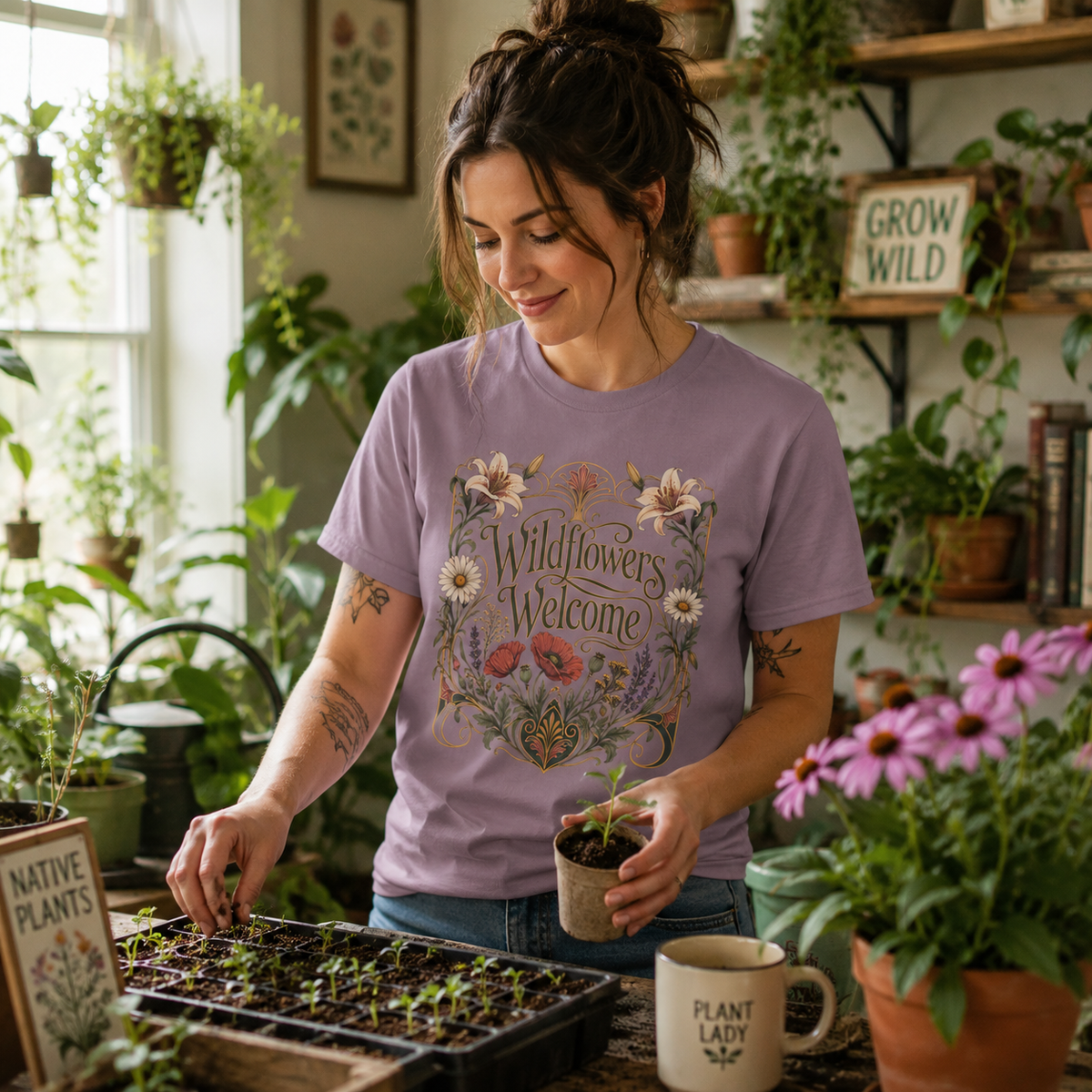 Wildflowers Welcome T‑Shirt