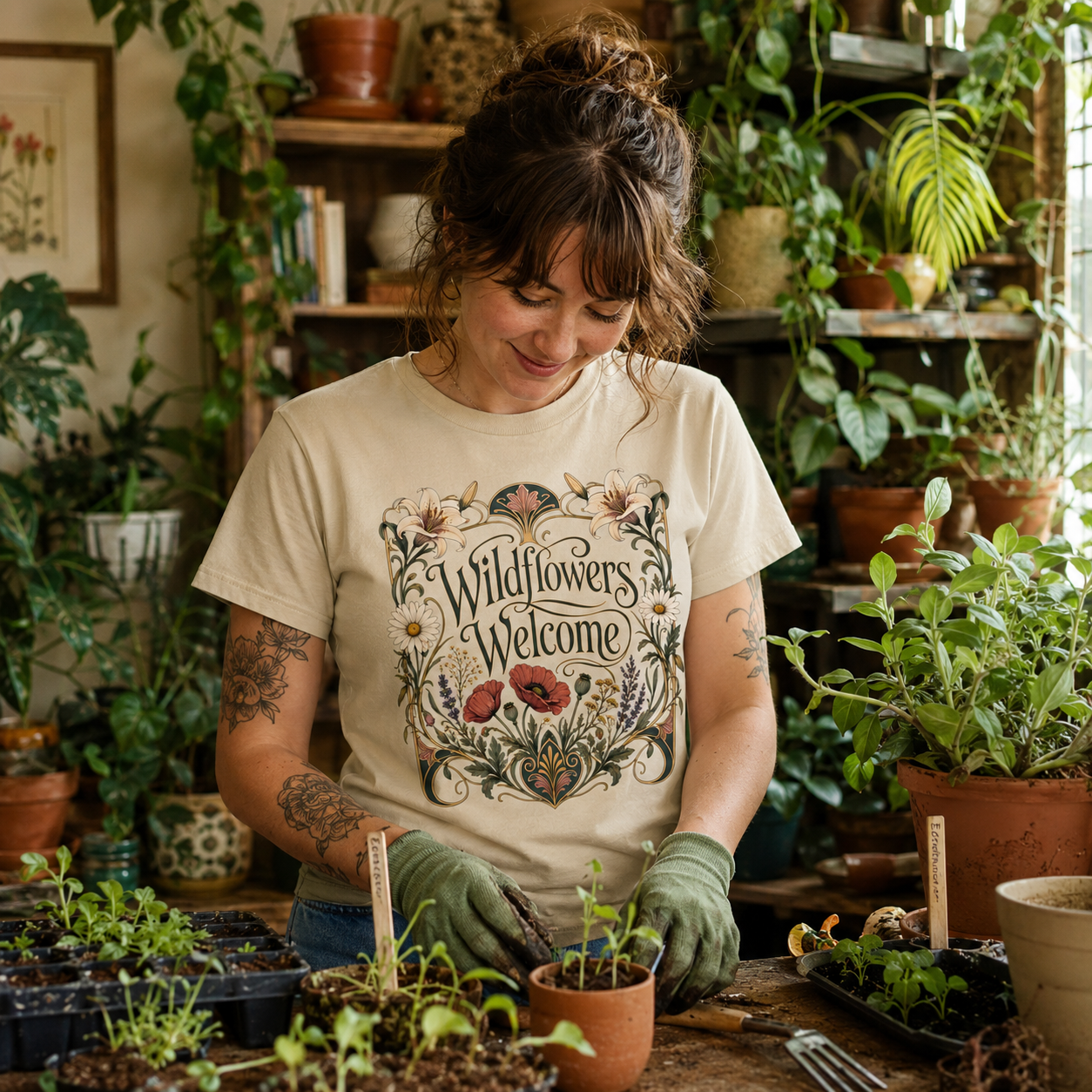 Wildflowers Welcome T‑Shirt