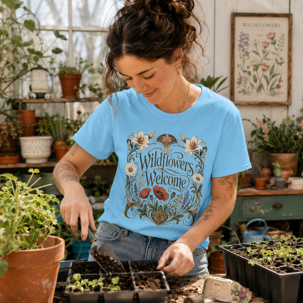 Wildflowers Welcome T‑Shirt