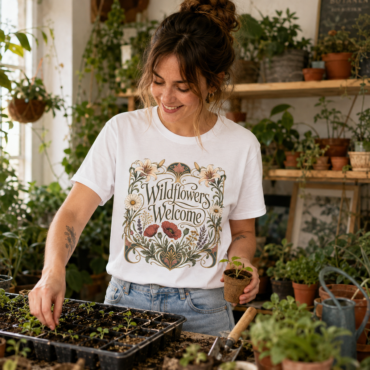 Wildflowers Welcome T‑Shirt