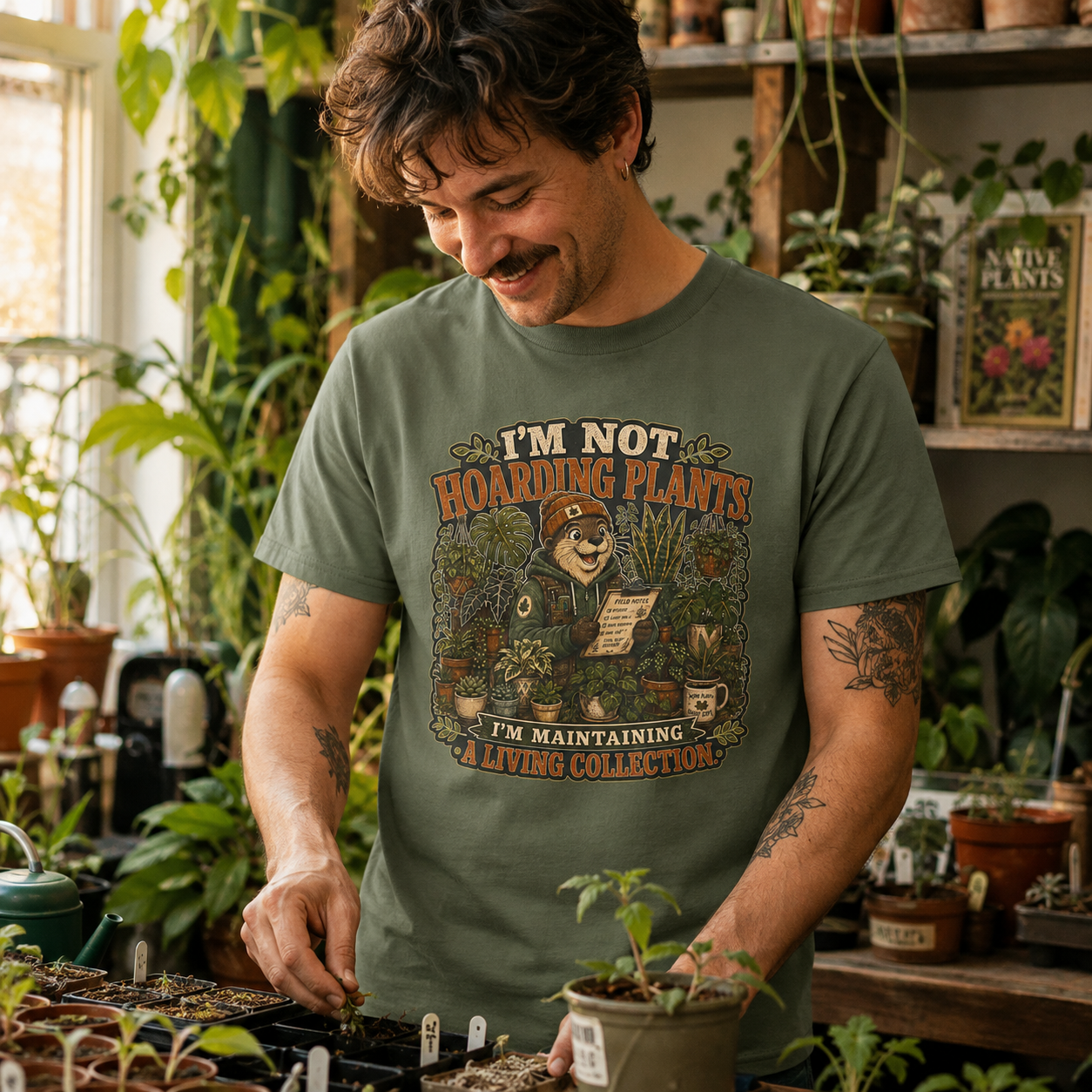 I'm Not Hoarding Plants, I'm Maintaining A Living Collection T‑Shirt