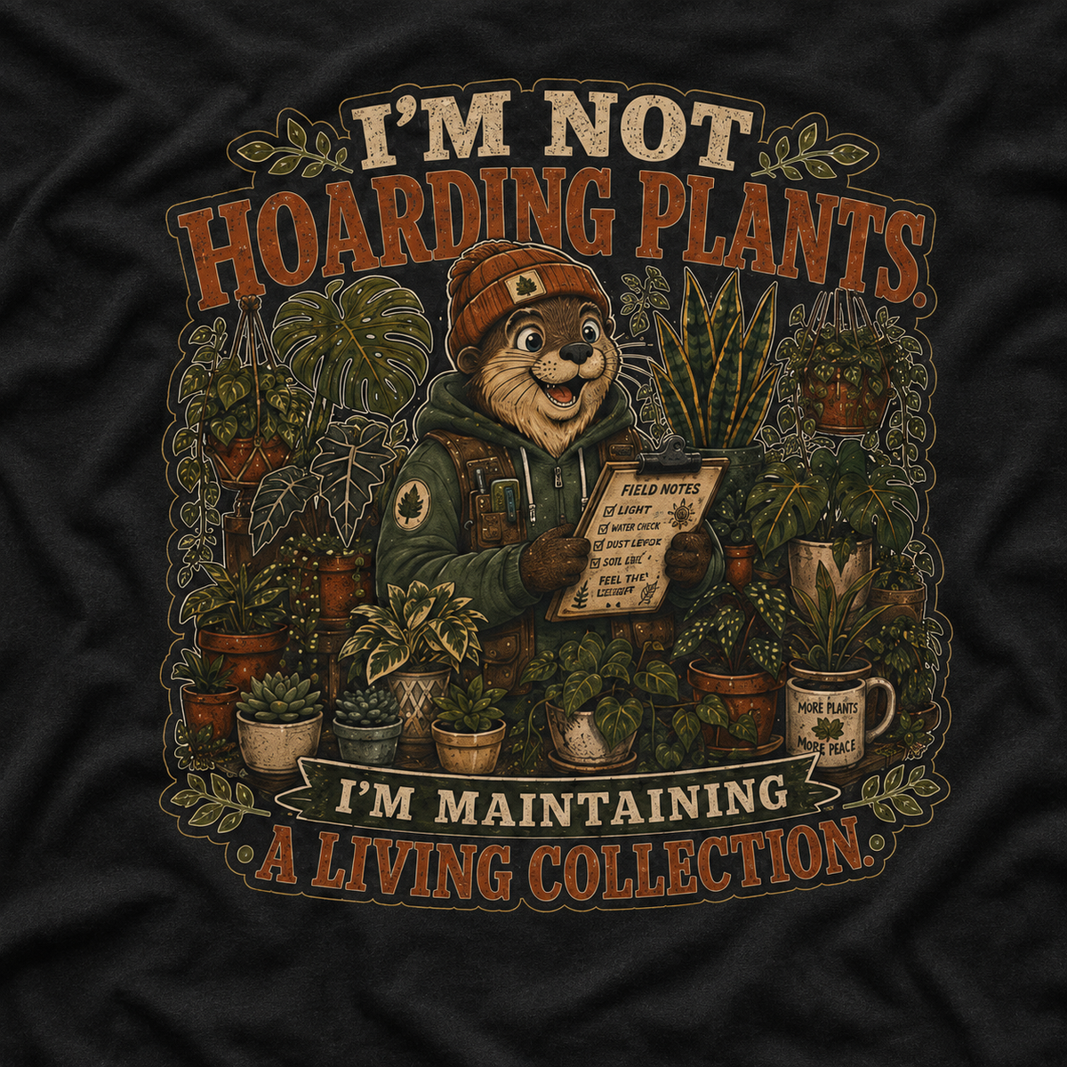I'm Not Hoarding Plants, I'm Maintaining A Living Collection T‑Shirt