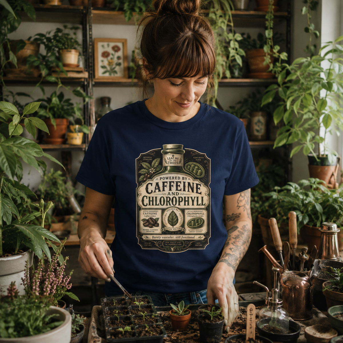 Caffeine and Chlorophyll T‑Shirt
