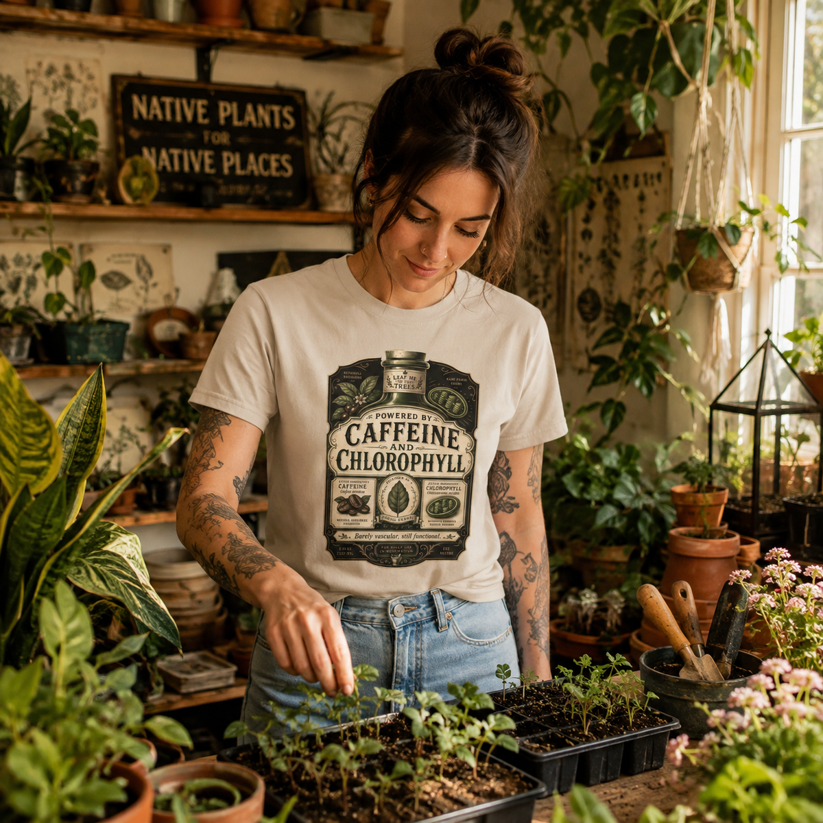 Caffeine and Chlorophyll T‑Shirt