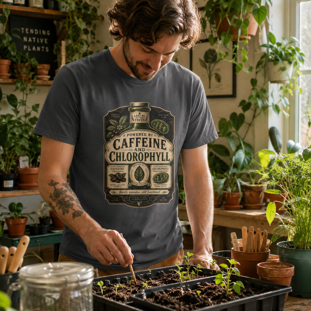 Caffeine and Chlorophyll T‑Shirt