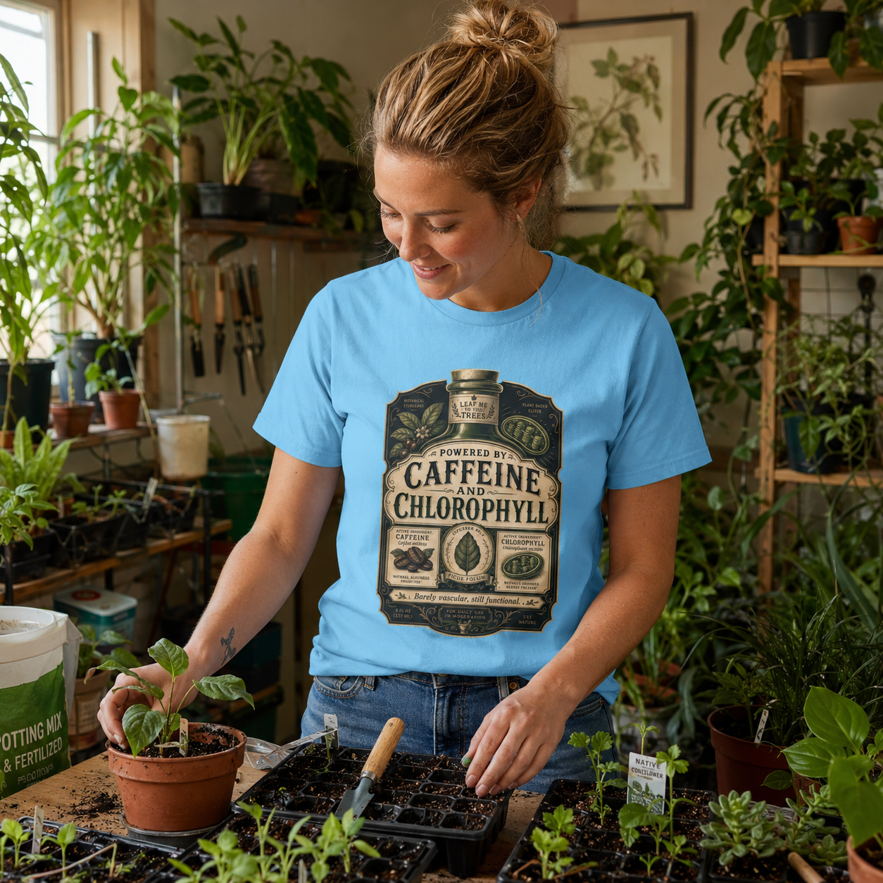Caffeine and Chlorophyll T‑Shirt