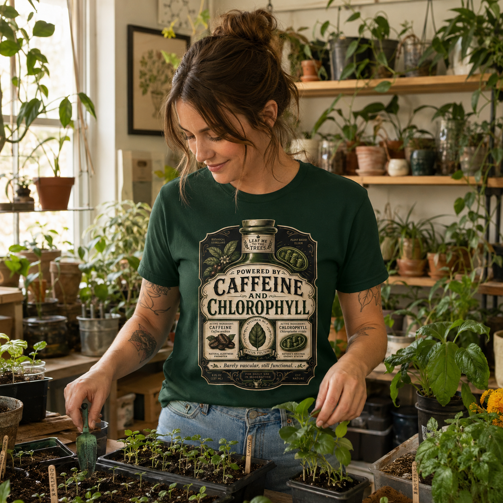 Caffeine and Chlorophyll T‑Shirt