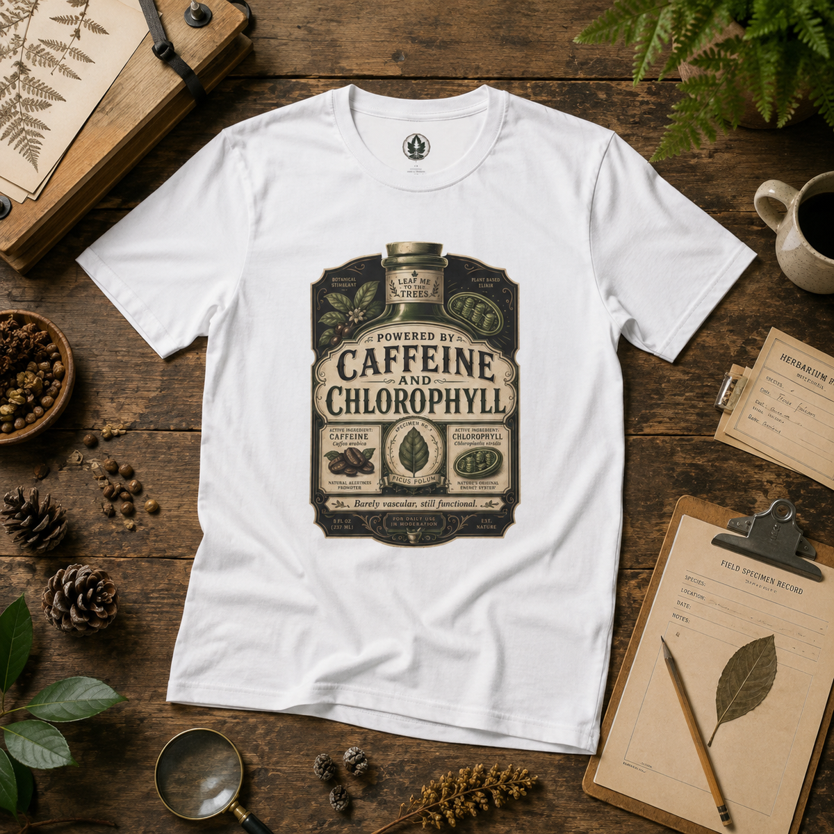 Caffeine and Chlorophyll T‑Shirt