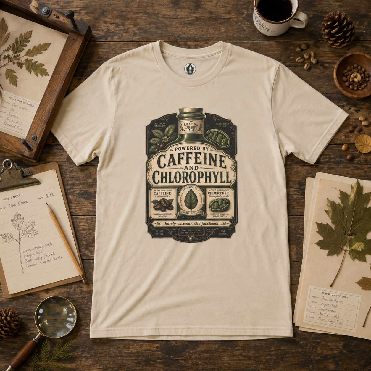 Caffeine and Chlorophyll T‑Shirt
