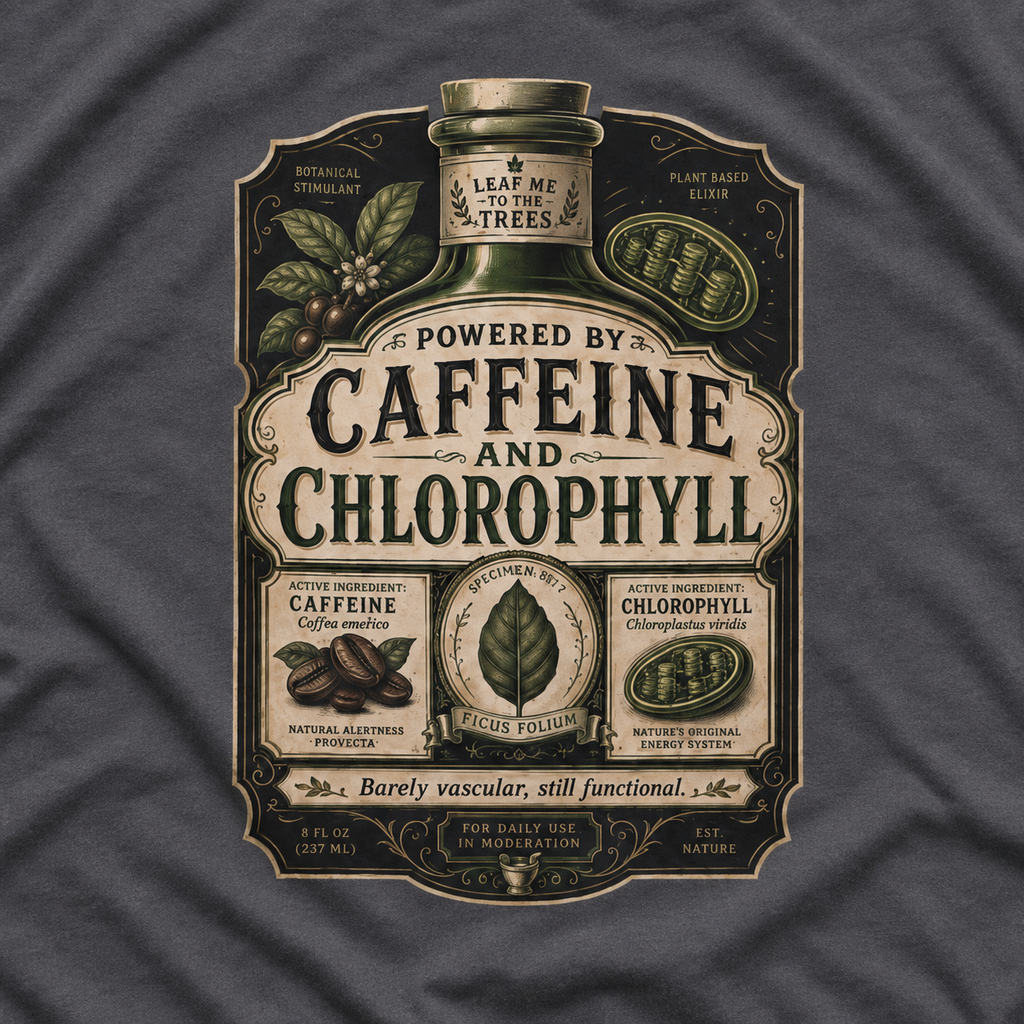 Caffeine and Chlorophyll T‑Shirt