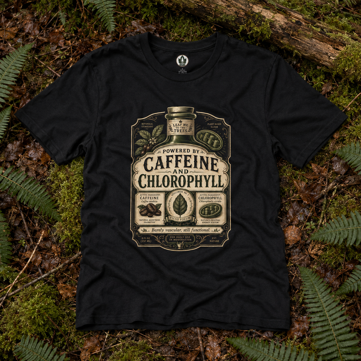 Caffeine and Chlorophyll T‑Shirt