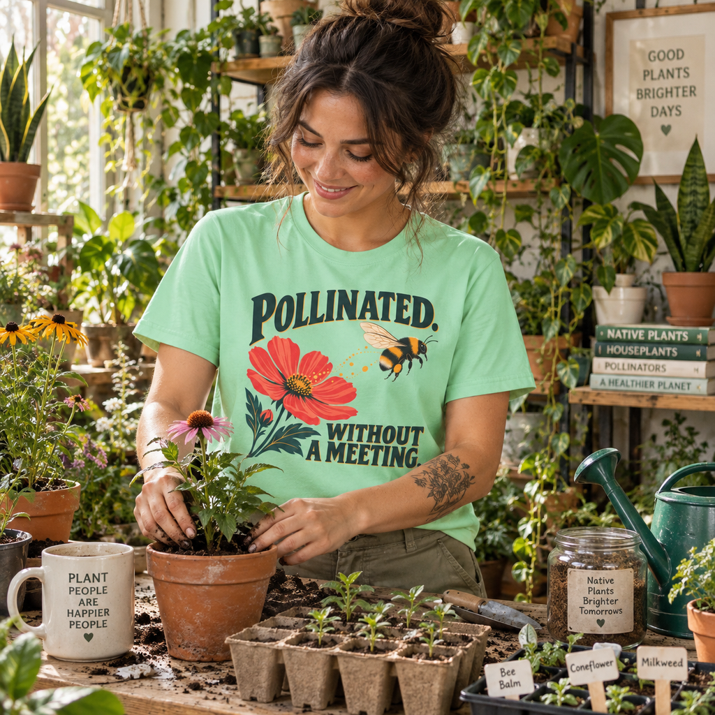 Pollinated. Without a Meeting T‑Shirt