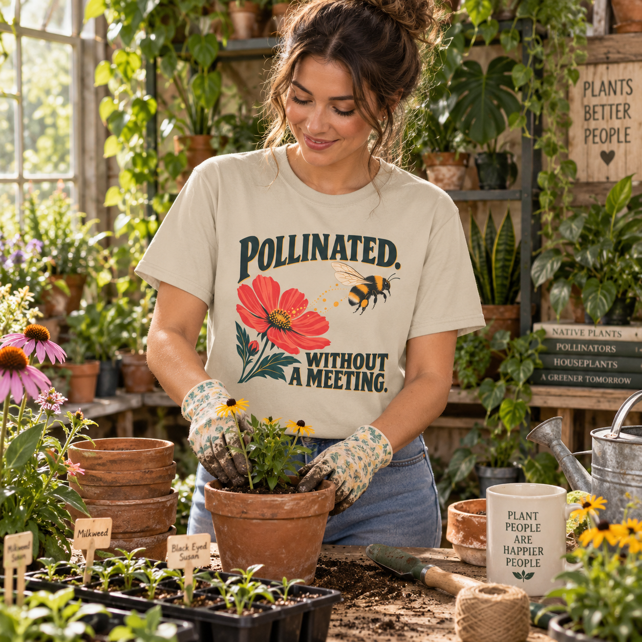 Pollinated. Without a Meeting T‑Shirt