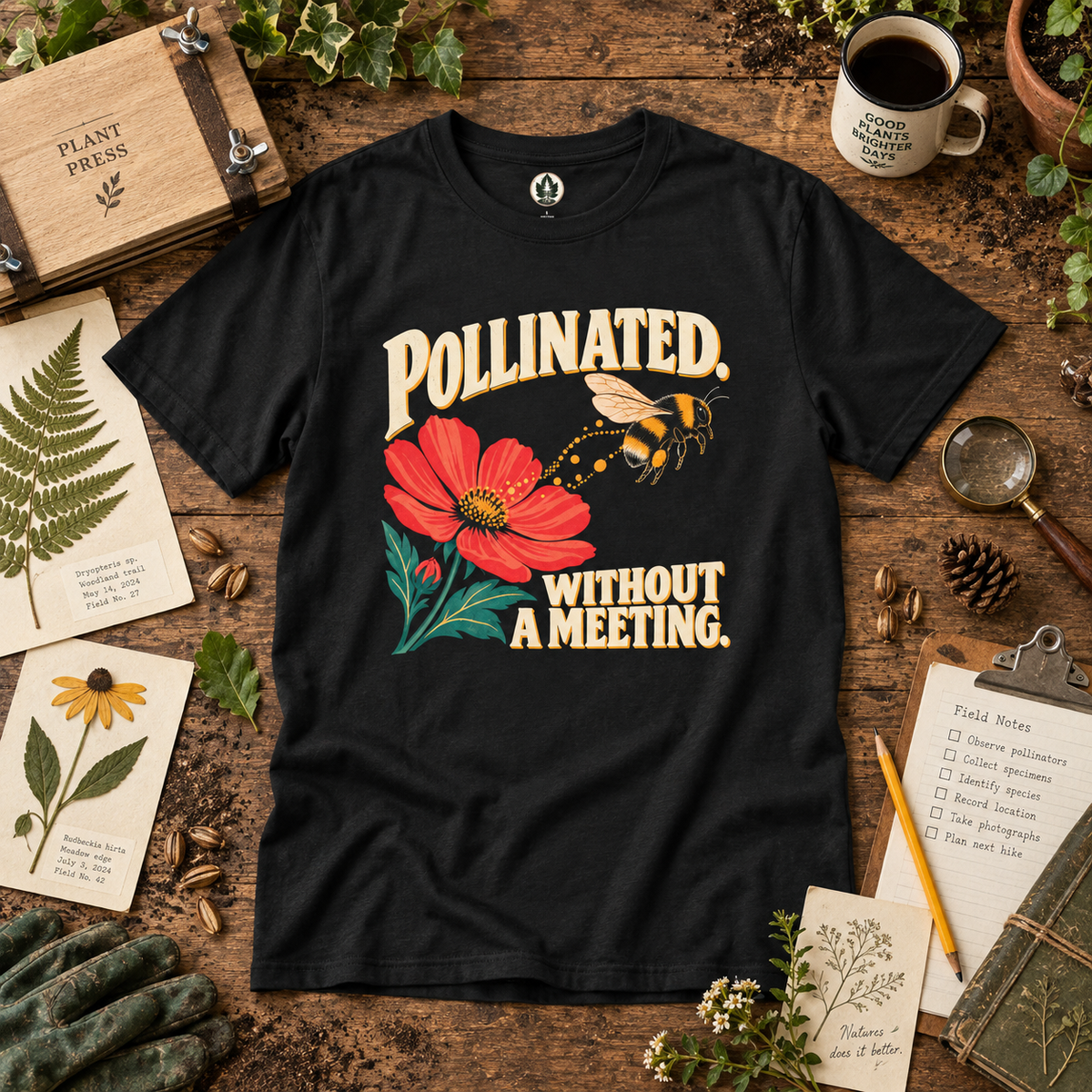 Pollinated. Without a Meeting T‑Shirt