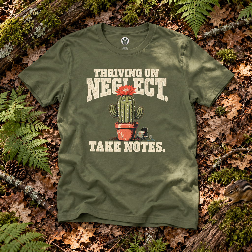 Thriving on Neglect, Take Notes T‑Shirt
