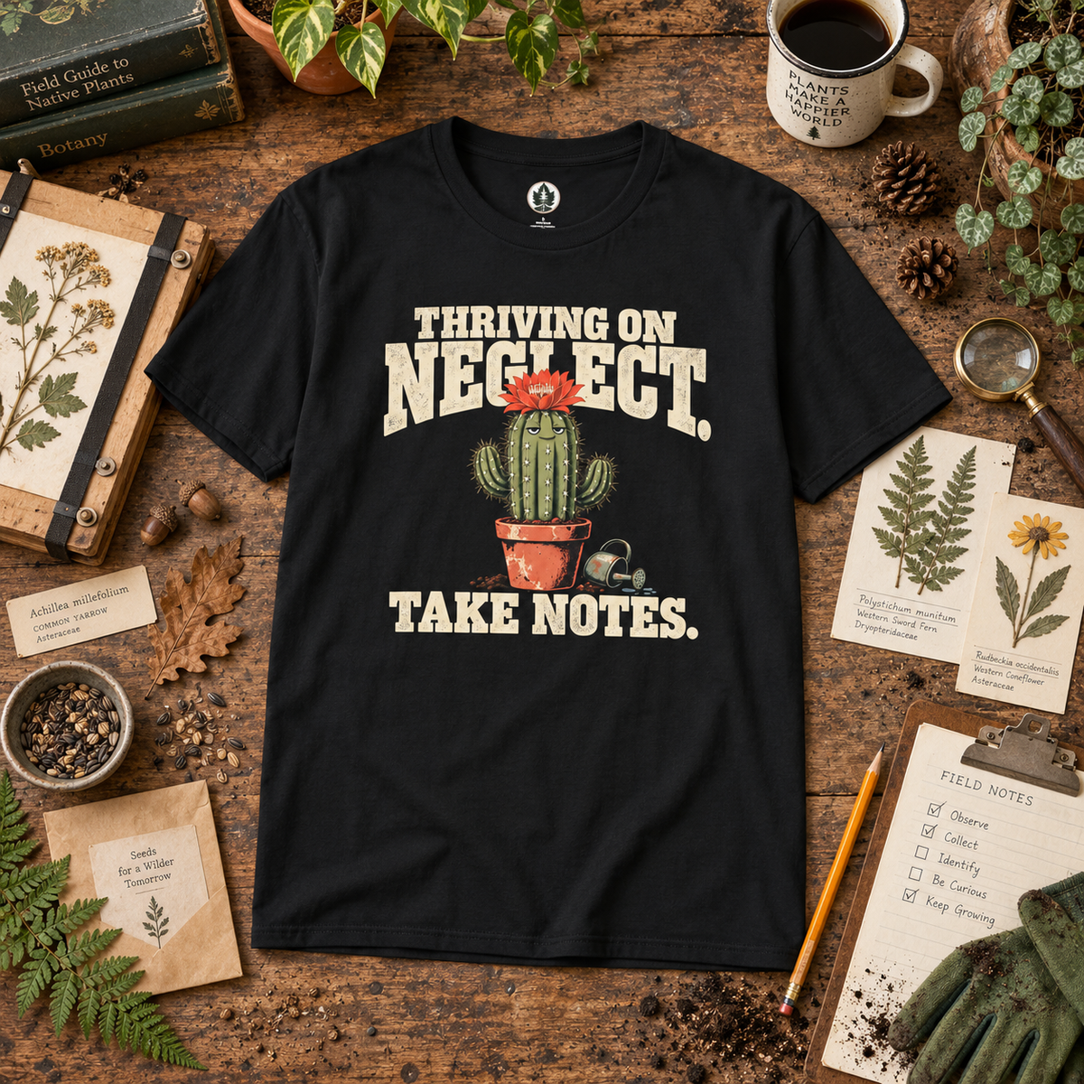 Thriving on Neglect, Take Notes T‑Shirt