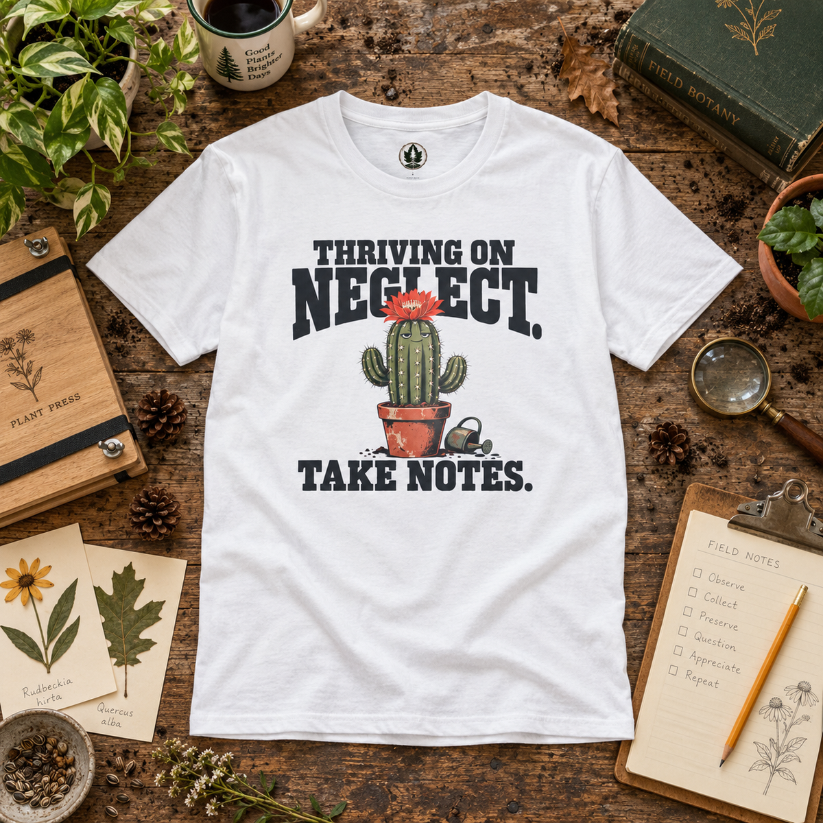 Thriving on Neglect, Take Notes T‑Shirt