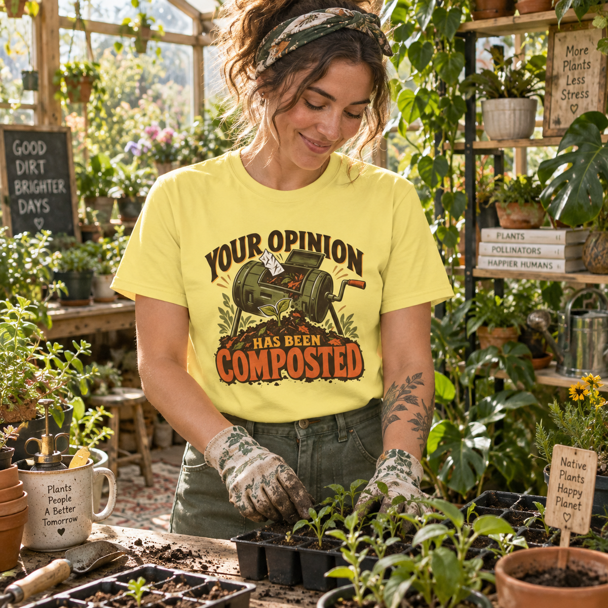 Your Opinion Has Been Composted T‑Shirt