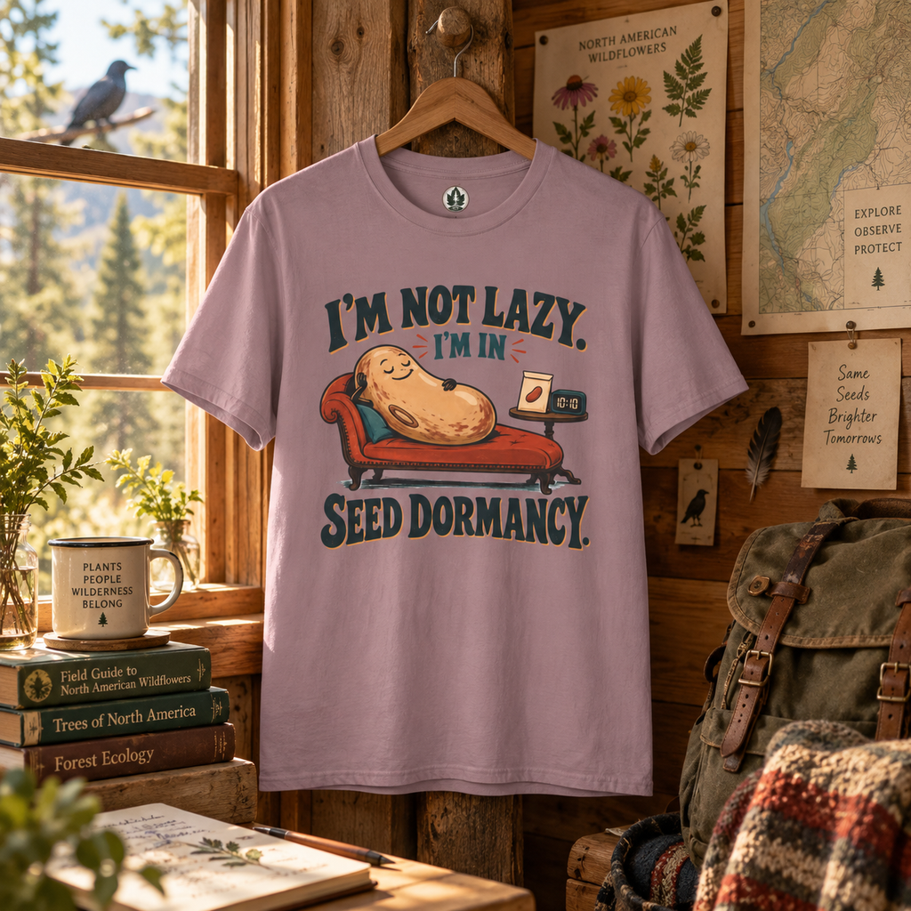 I'm Not Lazy, I'm in Seed Dormancy T‑Shirt