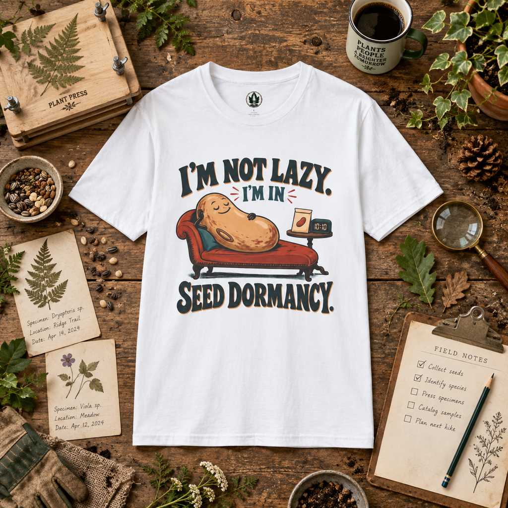 I'm Not Lazy, I'm in Seed Dormancy T‑Shirt