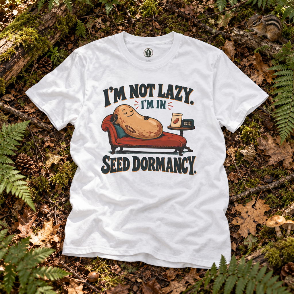 I'm Not Lazy, I'm in Seed Dormancy T‑Shirt