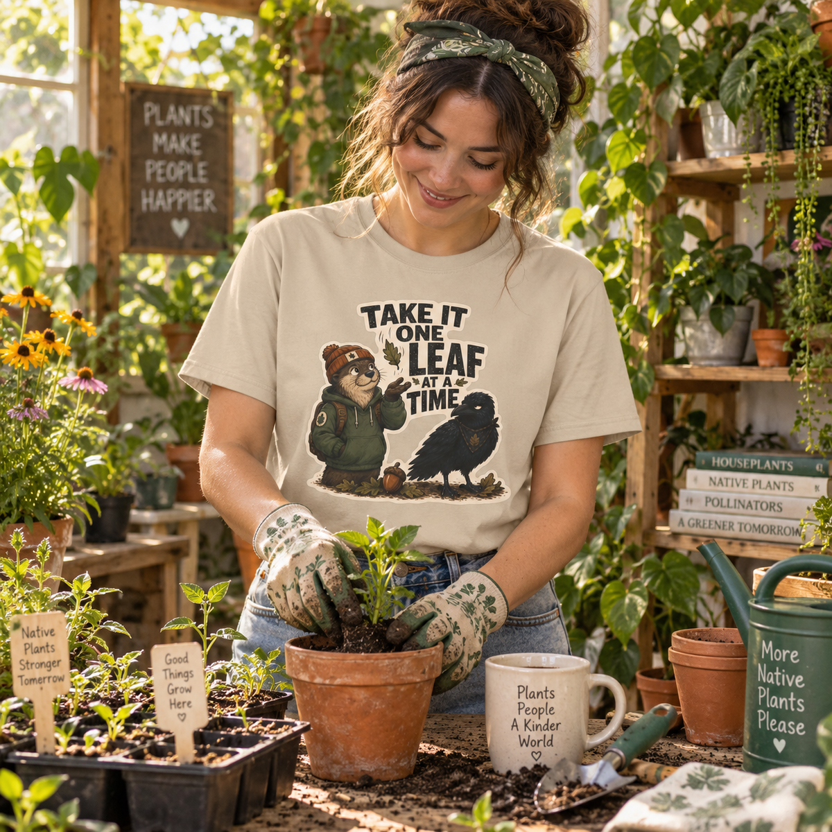 Take it One Leaf at a Time Version 3 T‑Shirt