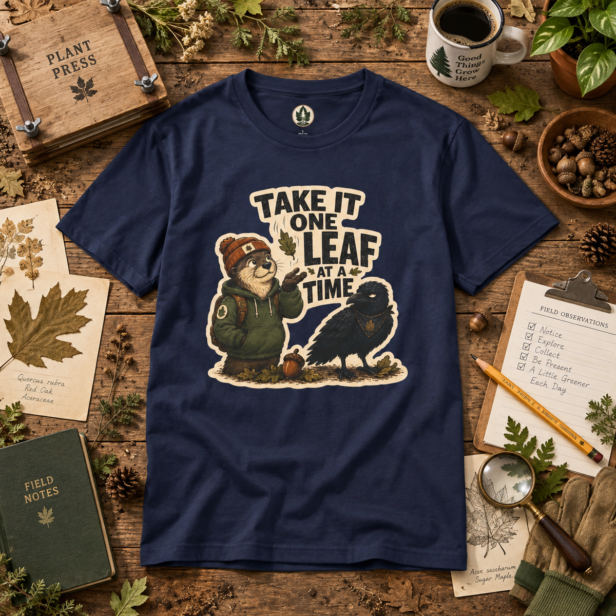 Take it One Leaf at a Time Version 3 T‑Shirt
