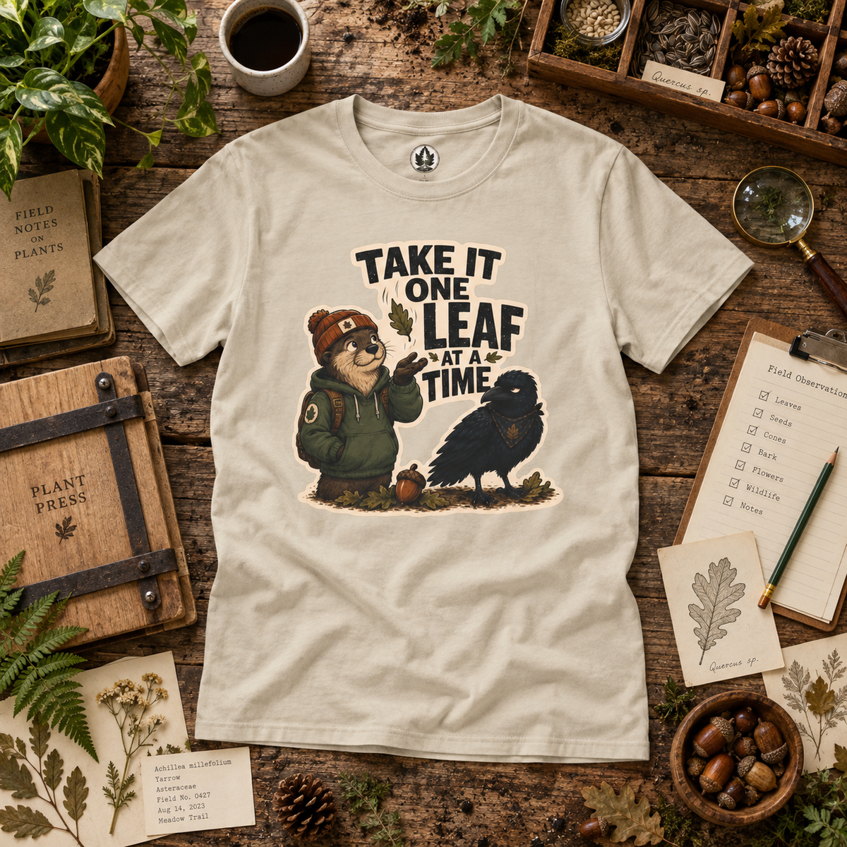 Take it One Leaf at a Time Version 3 T‑Shirt