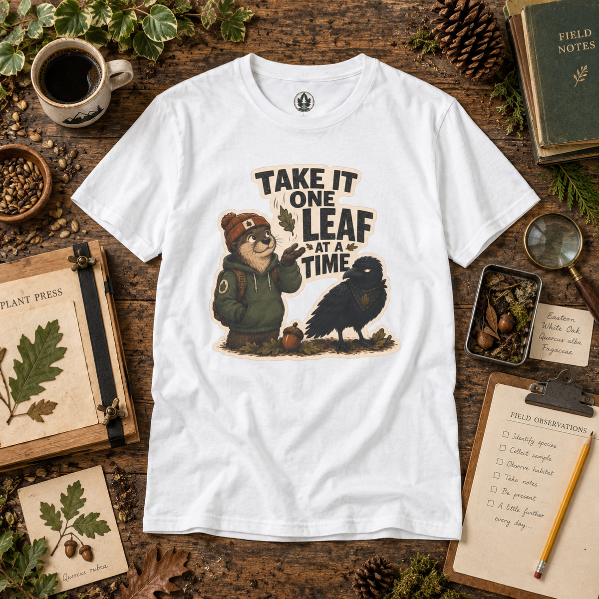 Take it One Leaf at a Time Version 3 T‑Shirt