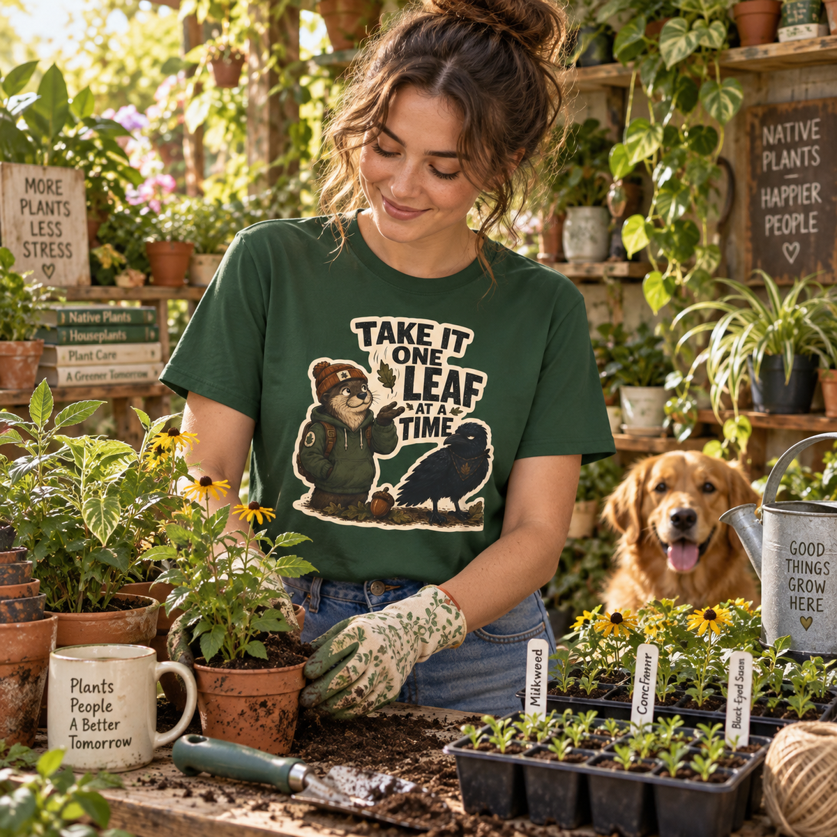Take it One Leaf at a Time Version 3 T‑Shirt