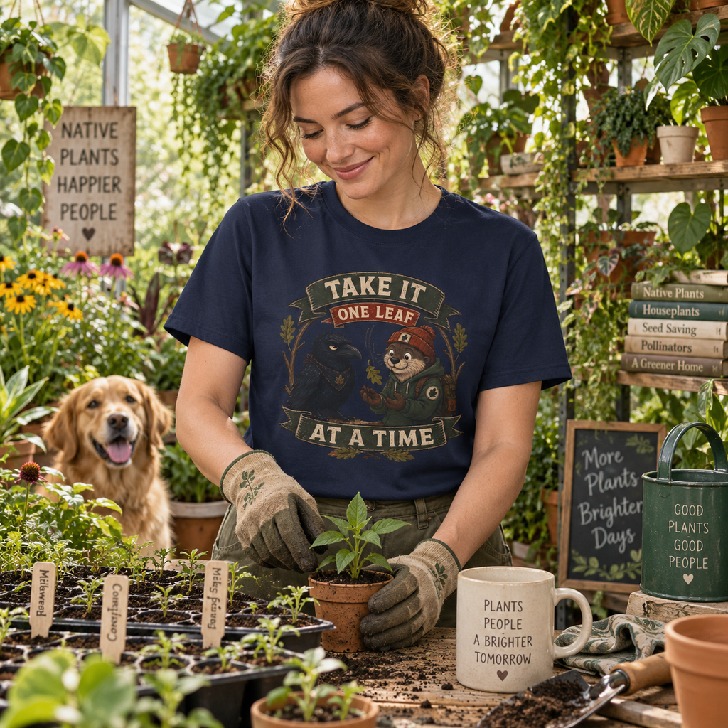 Take it One Leaf at a Time Version 2 T‑Shirt