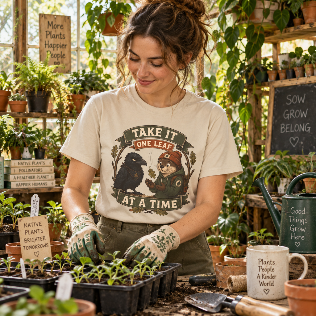 Take it One Leaf at a Time Version 2 T‑Shirt