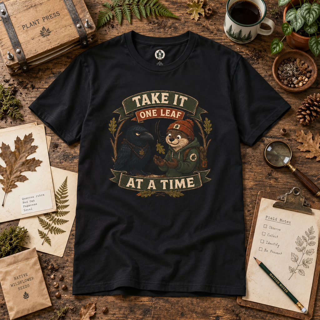 Take it One Leaf at a Time Version 2 T‑Shirt
