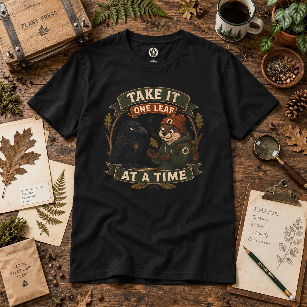 Take it One Leaf at a Time Version 2 T‑Shirt
