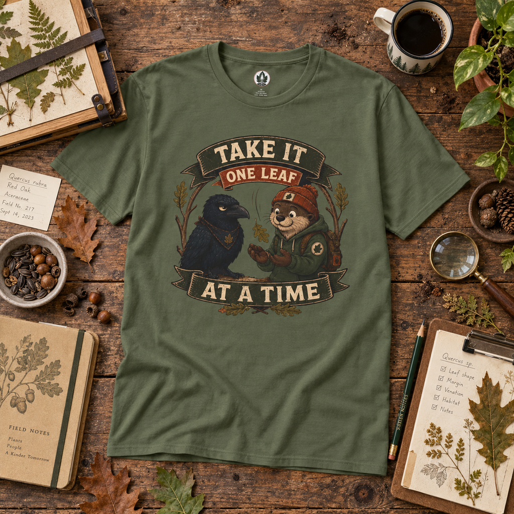 Take it One Leaf at a Time Version 2 T‑Shirt