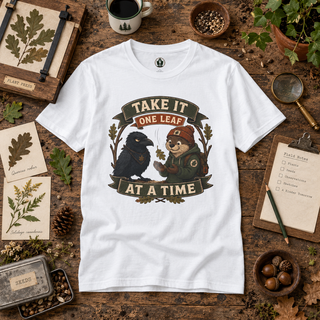 Take it One Leaf at a Time Version 2 T‑Shirt