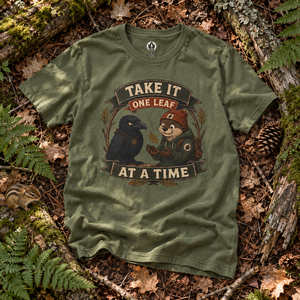 Take it One Leaf at a Time Version 2 T‑Shirt