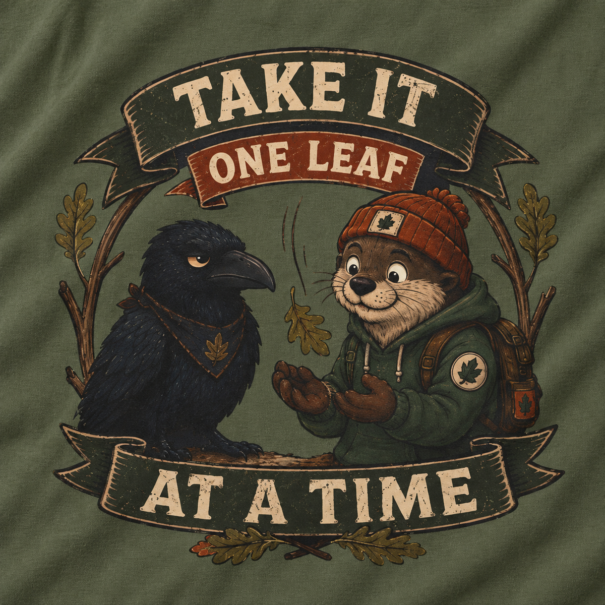 Take it One Leaf at a Time Version 2 T‑Shirt