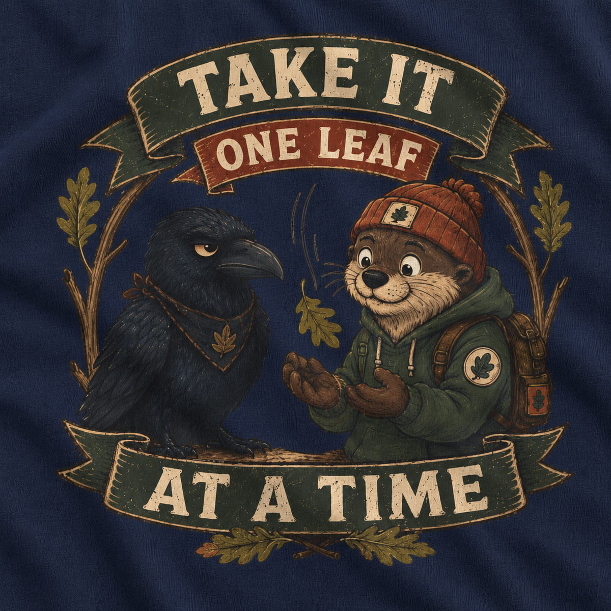Take it One Leaf at a Time Version 2 T‑Shirt