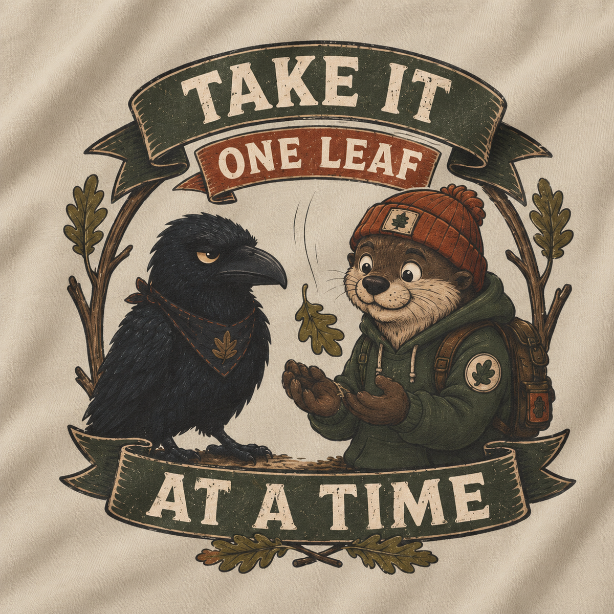 Take it One Leaf at a Time Version 2 T‑Shirt