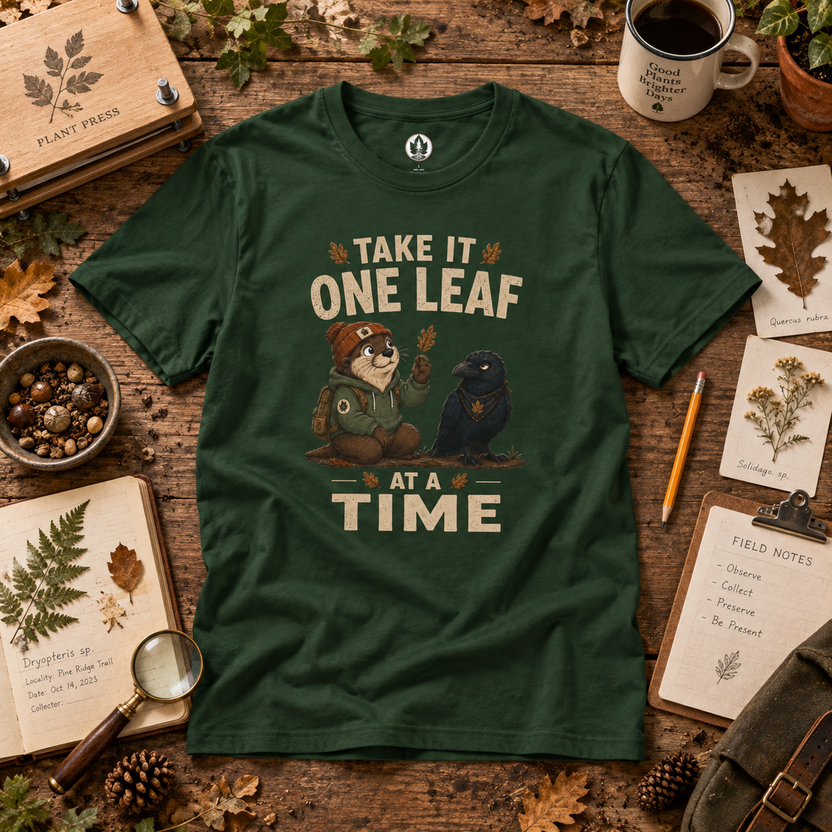 Take it One Leaf at a Time Version 1 T‑Shirt
