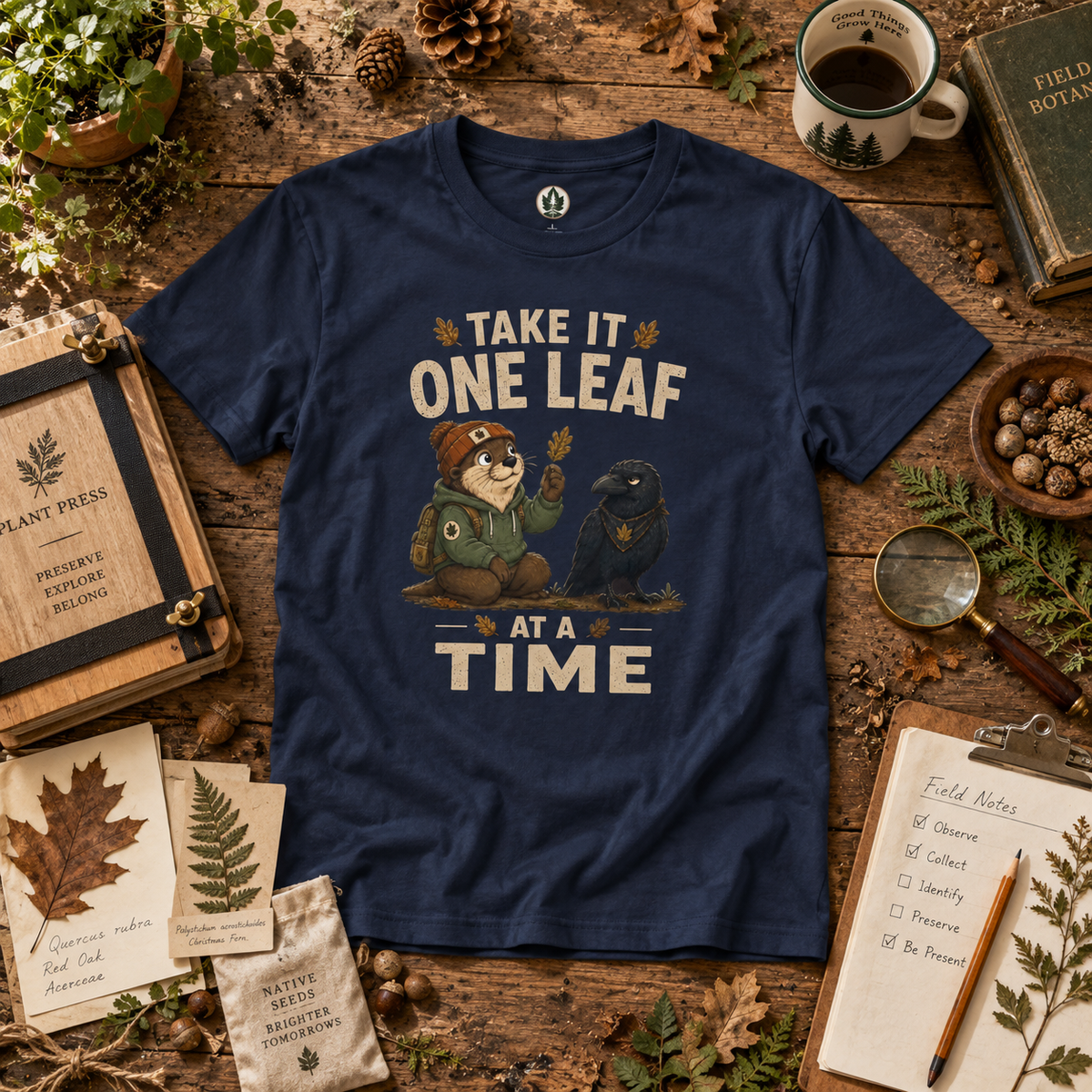Take it One Leaf at a Time Version 1 T‑Shirt