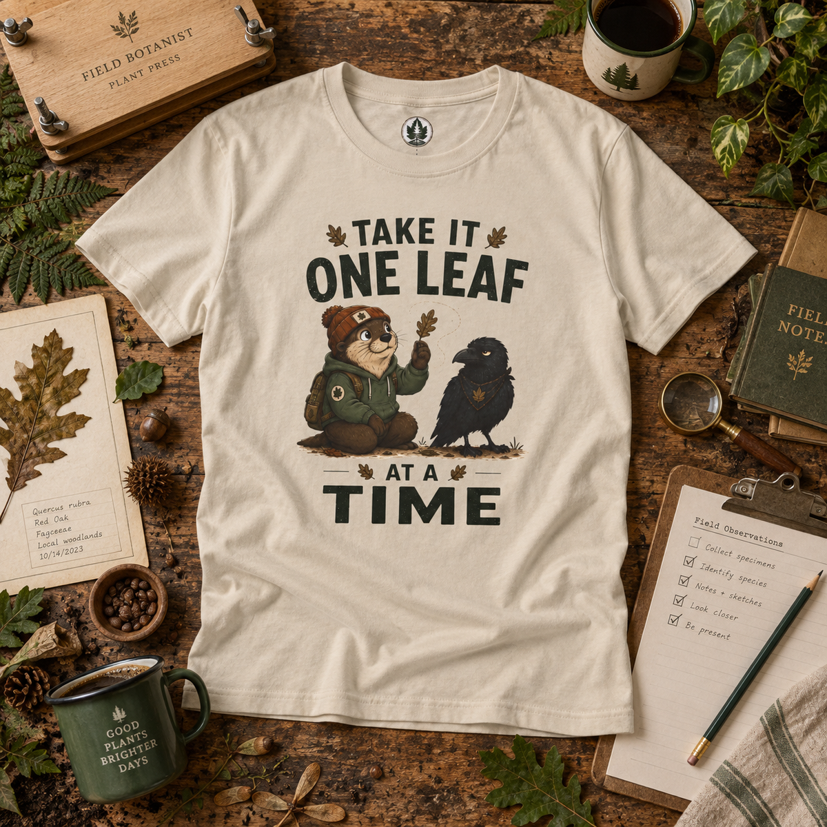 Take it One Leaf at a Time Version 1 T‑Shirt