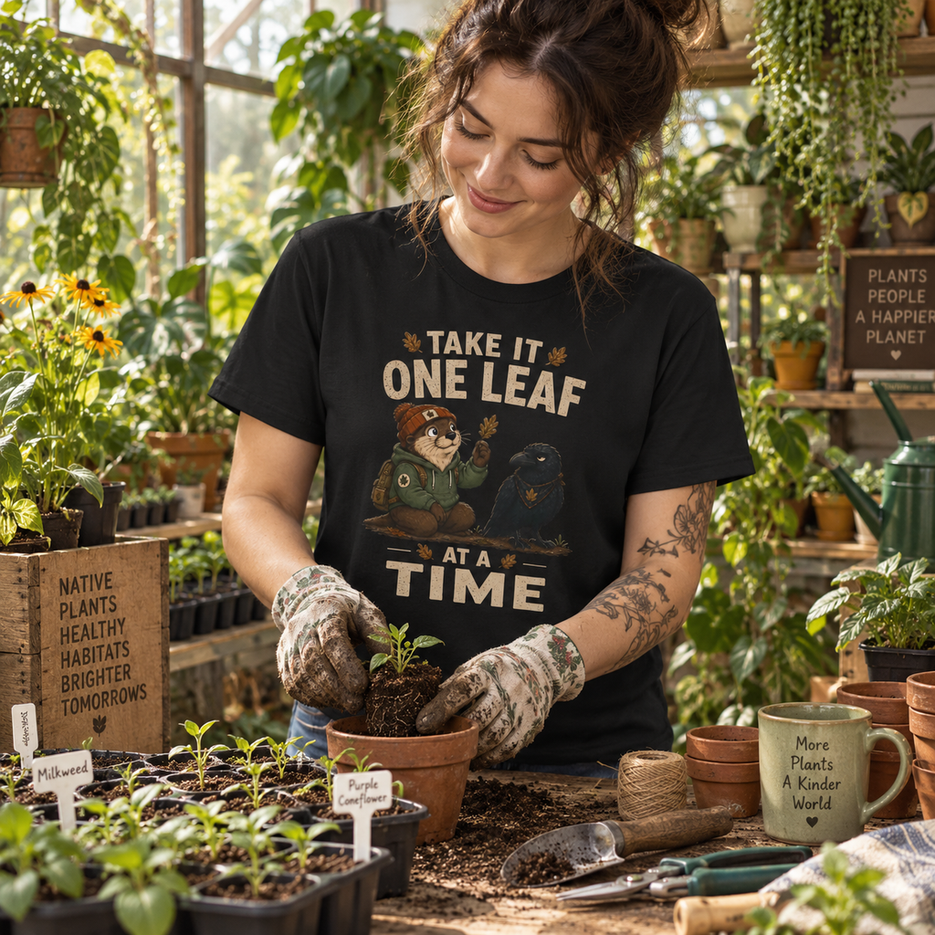 Take it One Leaf at a Time Version 1 T‑Shirt