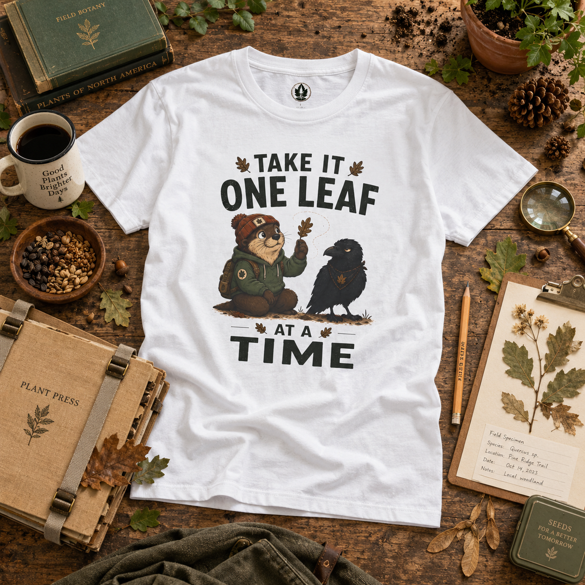 Take it One Leaf at a Time Version 1 T‑Shirt
