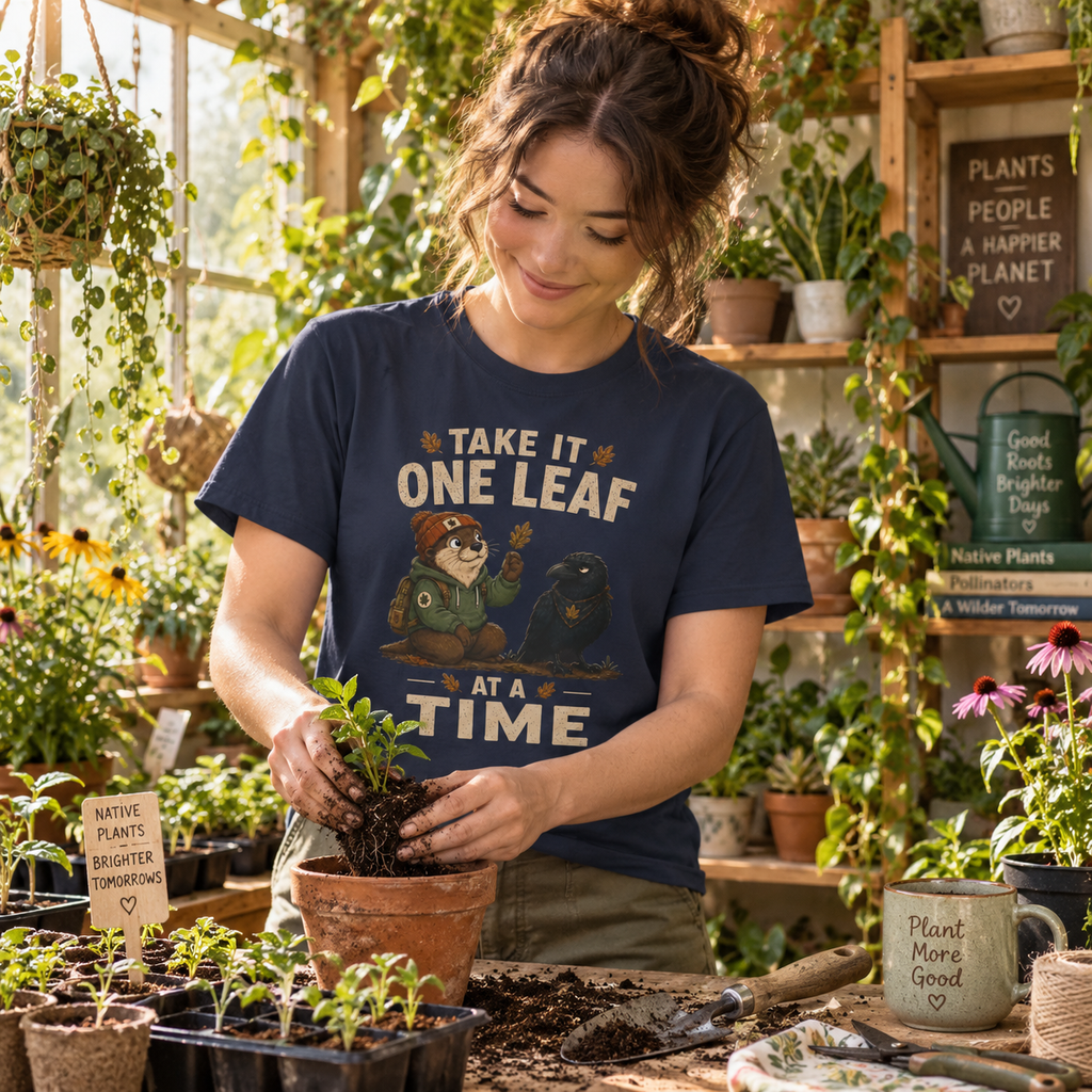 Take it One Leaf at a Time Version 1 T‑Shirt