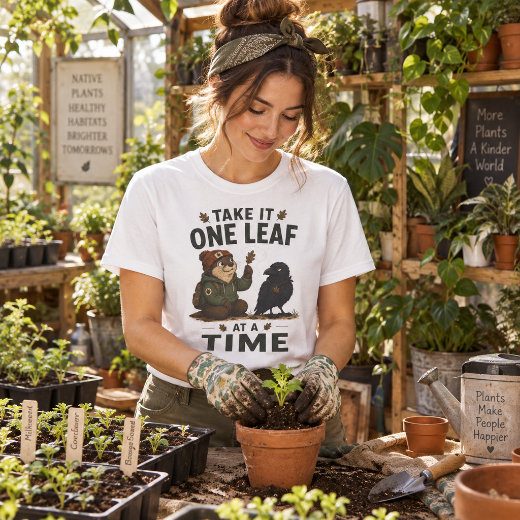 Take it One Leaf at a Time Version 1 T‑Shirt