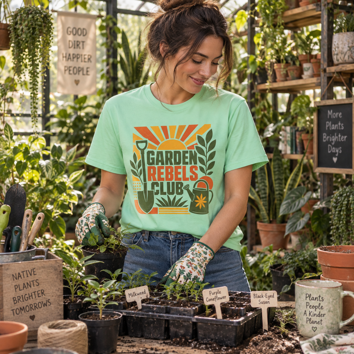 Garden Rebels Club T‑Shirt